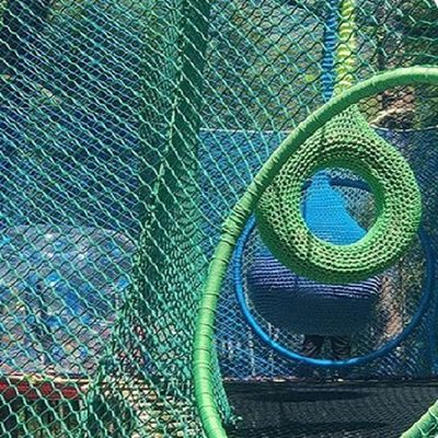 Αθλητισμός εξωτερικού Μεγάλο Δίκτυο αναρρίχησης Παιδικά Πλατόπεδο Ασφάλεια αναρρίχησης